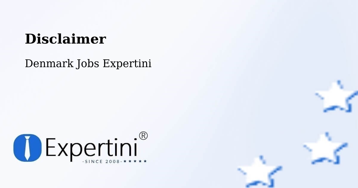 Disclaimer – Karup - Denmark Jobs Expertini